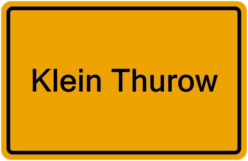 Handelsregisterauszug Klein Thurow